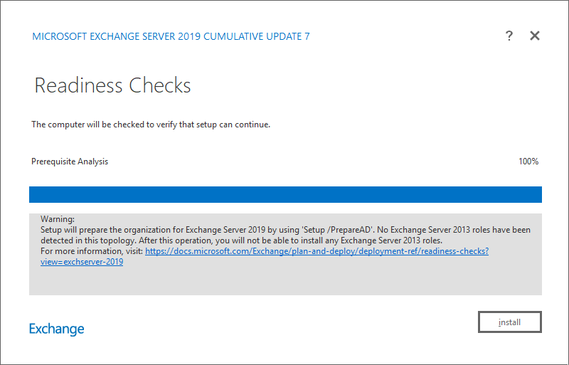 Exchange Server Cumulative Update Yükleme