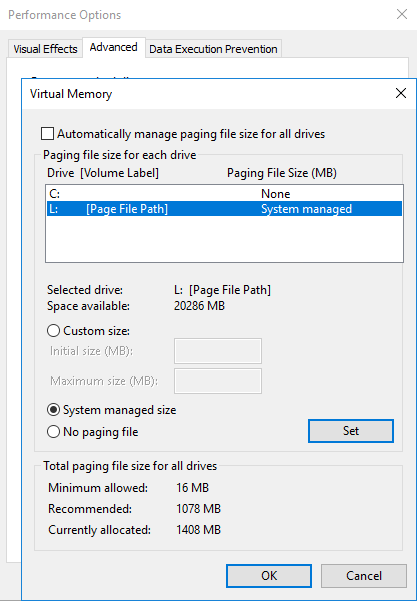 Windows Virtual Memory