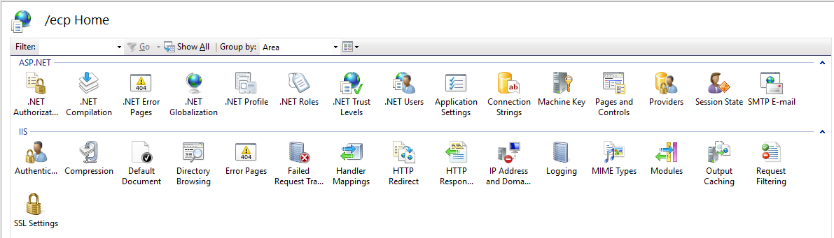 Exchange Control Panel Access