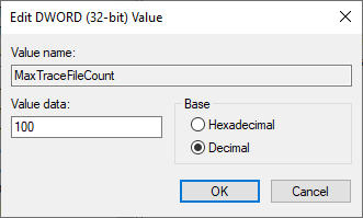 Exchange Tracing Max Trace File Count