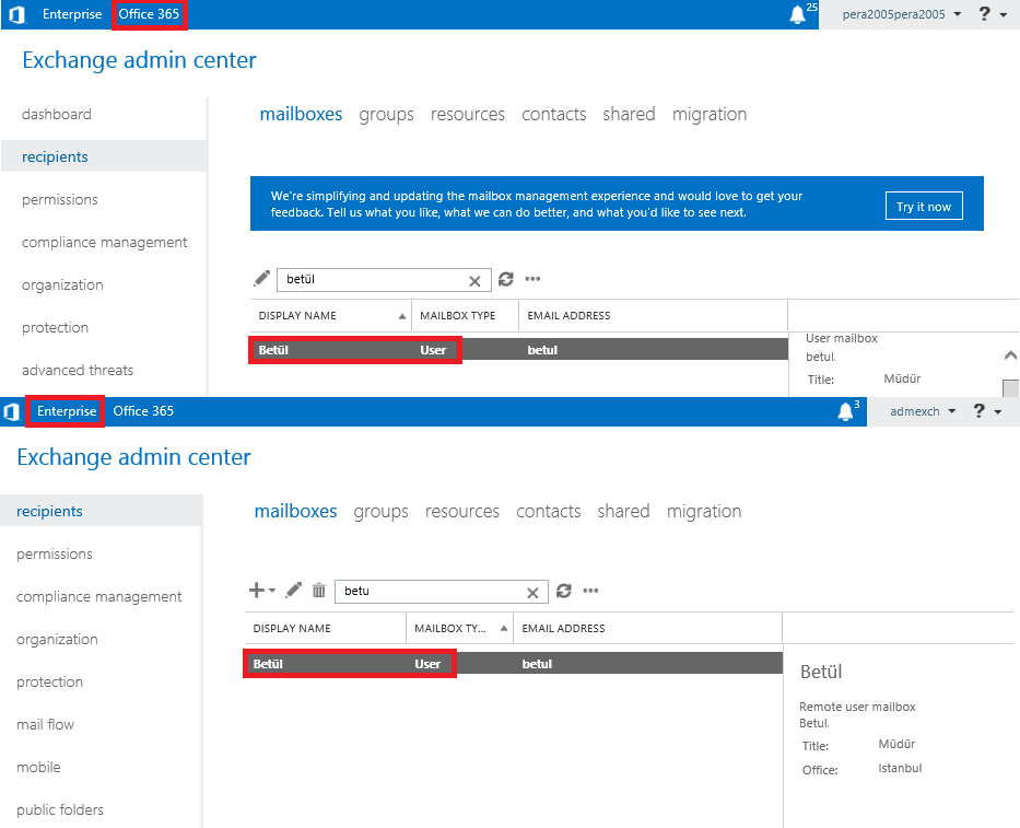 Office 365 Hybrid Migration