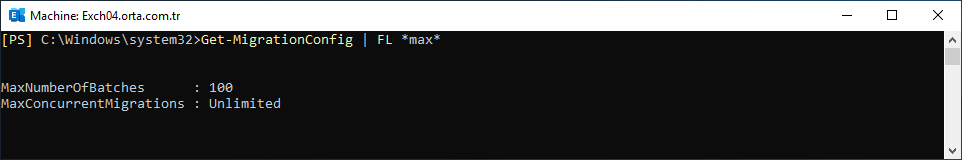 Exchange Onpremise Migration Config