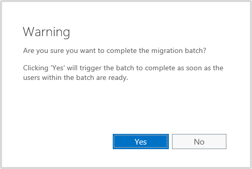 complete the migration batch